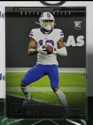 2020 PANINI CHRONICLES GABRIEL DAVIS # PA-28 SILVER ROOKIE NFL BUFFALO BILLS GRIDIRON CARD