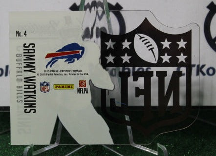 2015 PANINI PRESTIGE SAMMY WATKINS # 4 NFL BUFFALO BILLS GRIDIRON CARD