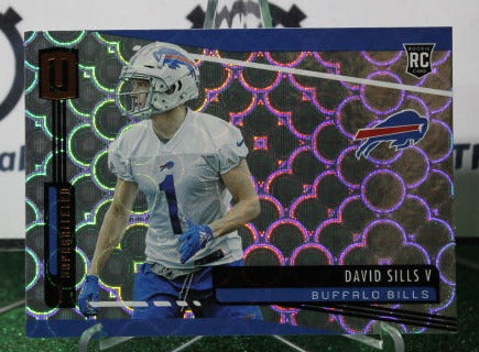 2019 PANINI UNPARALLELED DAVID SILLS V # 243 ROOKIE GROOVE NFL BUFFALO BILLS GRIDIRON CARD