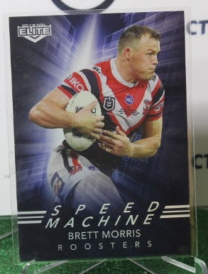 2019 NRL TRADERS BRETT MORRIS # SM 27/32 SPEED MACHINE SYDNEY ROOSTERS