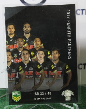 2018 NRL TRADERS YEO'S # SR 33/48 SEASON TO REMEMBER PENRITH PANTHERS