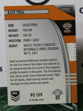 2022 NRL TRADERS ALEX TWAL # PS 159 WESTS TIGERS