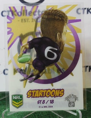 2018 NRL TRADERS CAMERON MUNSTER # ST 8/18 STARTOONS MELBOURNE STORM