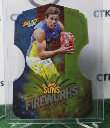 2020 SELECT AFL DAVID SWALLOW # FDC70 FIREWORKS 051 / 210 GOLD COAST SUNS