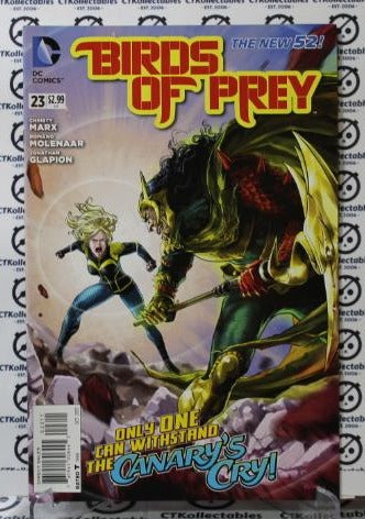 BIRDS OF PREY #23 COLLECTABLE COMIC BOOK DC 2013 CANARY