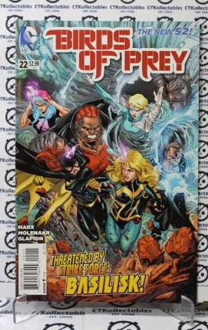 BIRDS OF PREY #22 COLLECTABLE COMIC BOOK DC 2013 BASILISK