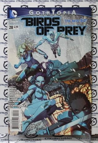 BIRDS OF PREY # 28 COLLECTABLE COMIC BOOK DC 2014 GOTHTOPIA
