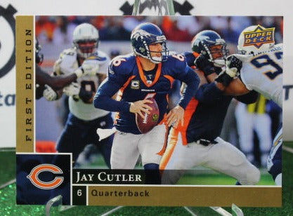 2009 UPPER DECK JAY CUTLER # 29 GOLD NFL CHICAGO BEARS GRIDIRON CARD