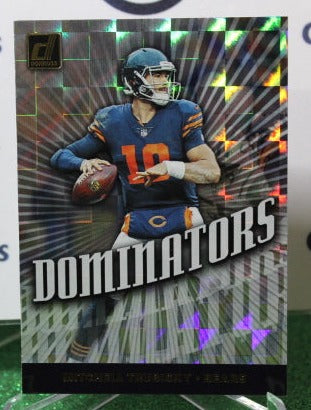 2019 PANINI DONRUSS MITCHELL TRUBISKY # DOM-34 DOMINATORS NFL CHICAGO BEARS GRIDIRON CARD