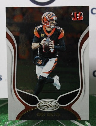 2019 PANINI CERTIFIED ANDY DALTON # 14 NFL CINCINNATI BENGALS GRIDIRON CARD
