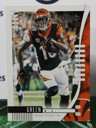 2019 PANINI ABSOLUTE A.J. GREEN # 25 NFL CINCINNATI BENGALS GRIDIRON CARD