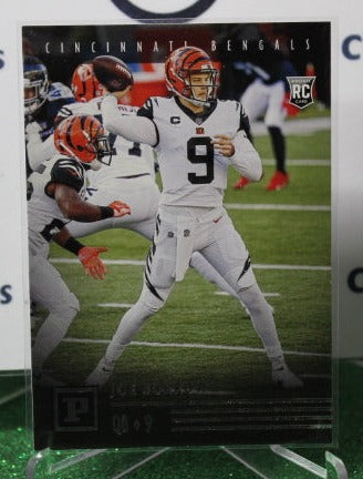 2020 PANINI CHRONICLES JOE BURROW # PA-1 ROOKIE SILVER NFL CINCINNATI BENGALS GRIDIRON CARD