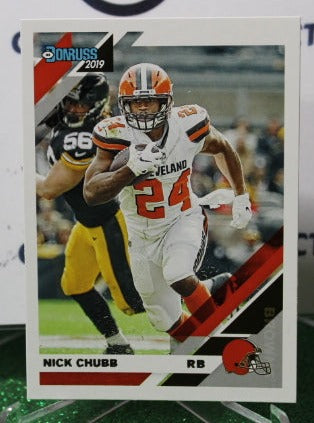 2019 PANINI DONRUSS NICK CHUBB # 66 NFL CLEVELAND BROWNS GRIDIRON CARD