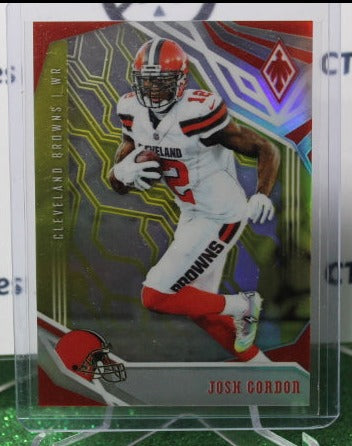 2018 PANINI PHOENIX JOSH GORDON # 23 YELLOW 02/75 NFL CLEVELAND BROWNS GRIDIRON CARD