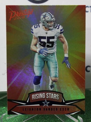 2019 PANINI PRESTIGE LEIGHTON VANDER ESCH # RS-LV RISING STARS BLUE NFL DALLAS COWBOYS GRIDIRON CARD