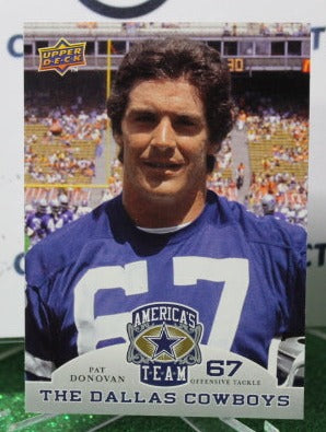 2009 UPPER DECK PAT DONOVAN # 86 AMERICA'S TEAM NFL DALLAS COWBOYS GRIDIRON CARD
