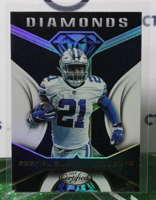 2019 PANINI CERTIFIED EZEKIEL ELLIOTT # DI-EE DIAMONDS NFL DALLAS COWBOYS GRIDIRON CARD