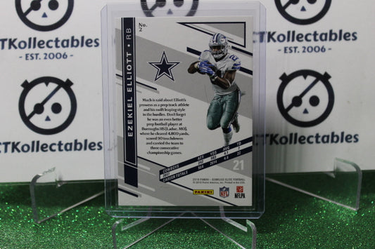 2018 PANINI ELITE EZEKIEL ELLIOTT # 2 RED 64/79 NFL DALLAS COWBOYS GRIDIRON CARD
