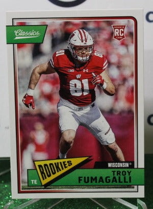2018 PANINI CLASSICS TROY FUMAGALLI # 265 ROOKIE NFL DENVER BRONCOS GRIDIRON CARD