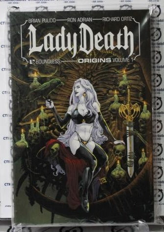 LADY DEATH VOLUME 1 ORIGINS BOUNDLESS COMICS 2020 NM TRADEBACK