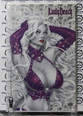 LADY DEATH SCORCHED EARTH # 1 VARIANT COVER PREMIUM FOIL EDITION COFFIN COMICS