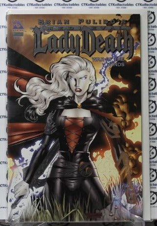 MEDIEVAL LADY DEATH WAR OF THE WINDS #1 PLATINUM FOIL VARIANT AVATAR COMIC BOOK