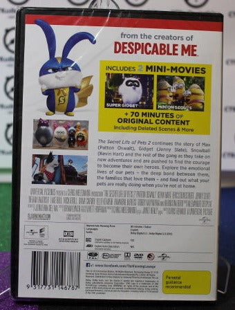 2019 THE SECRET LIFE OF PETS 2 MOVIE DVD NEW UNOPENED SEALED