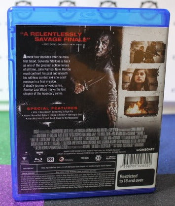 2019 RAMBO LAST BLOOD BLU-RAY PREOWNED