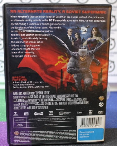 2020 SUPERMAN RED SON DC UNIVERSE MOVIE DVD DC COMICS PREOWNED