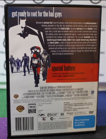 2014 BATMAN ASSAULT ON ARKHAM DC UNIVERSE ORIGINAL MOVIE DVD DC COMICS PREOWNED