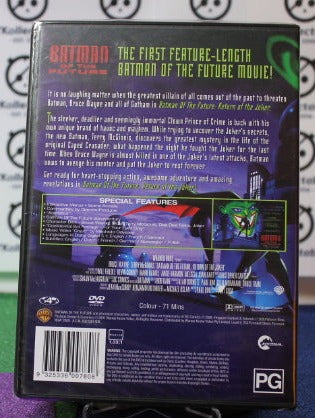 2001 BATMAN OF THE FUTURE RETURN OF JOKER DC COMICS DVD MOVIE NEW UNOPENED
