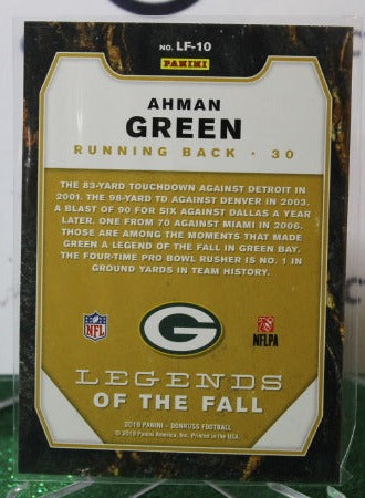 2019 PANINI DONRUSS AHMAN GREEN # LF-10 LEGENDS NFL GREEN BAY PACKERS GRIDIRON CARD