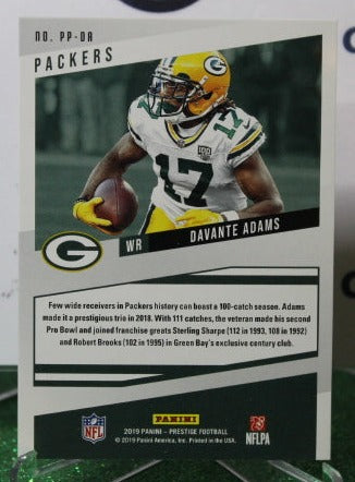 2019 PANINI PRESTIGE DAVANTE ADAMS # PP-DA NFL GREEN BAY PACKERS GRIDIRON CARD