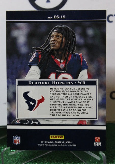 2019 PANINI DONRUSS ELITE DeANDRE HOPKINS # ES-19 NFL HOUSTON TEXANS GRIDIRON CARD