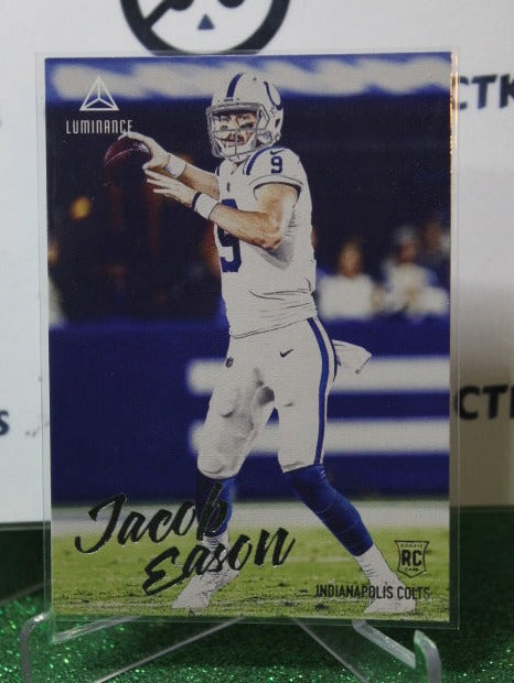 2020 PANINI CHRONICLES LUMINANCE JACOB EASON # 208 ROOKIE NFL INDIANAPOLIS COLTS GRIDIRON CARD