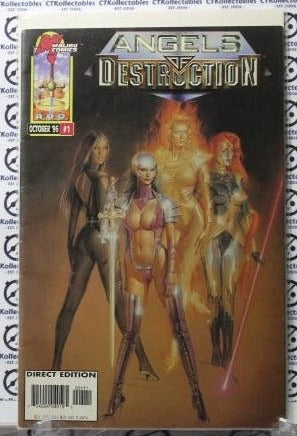 ANGELS OF DESTRUCTION # 1 VF MALIBU COMICS