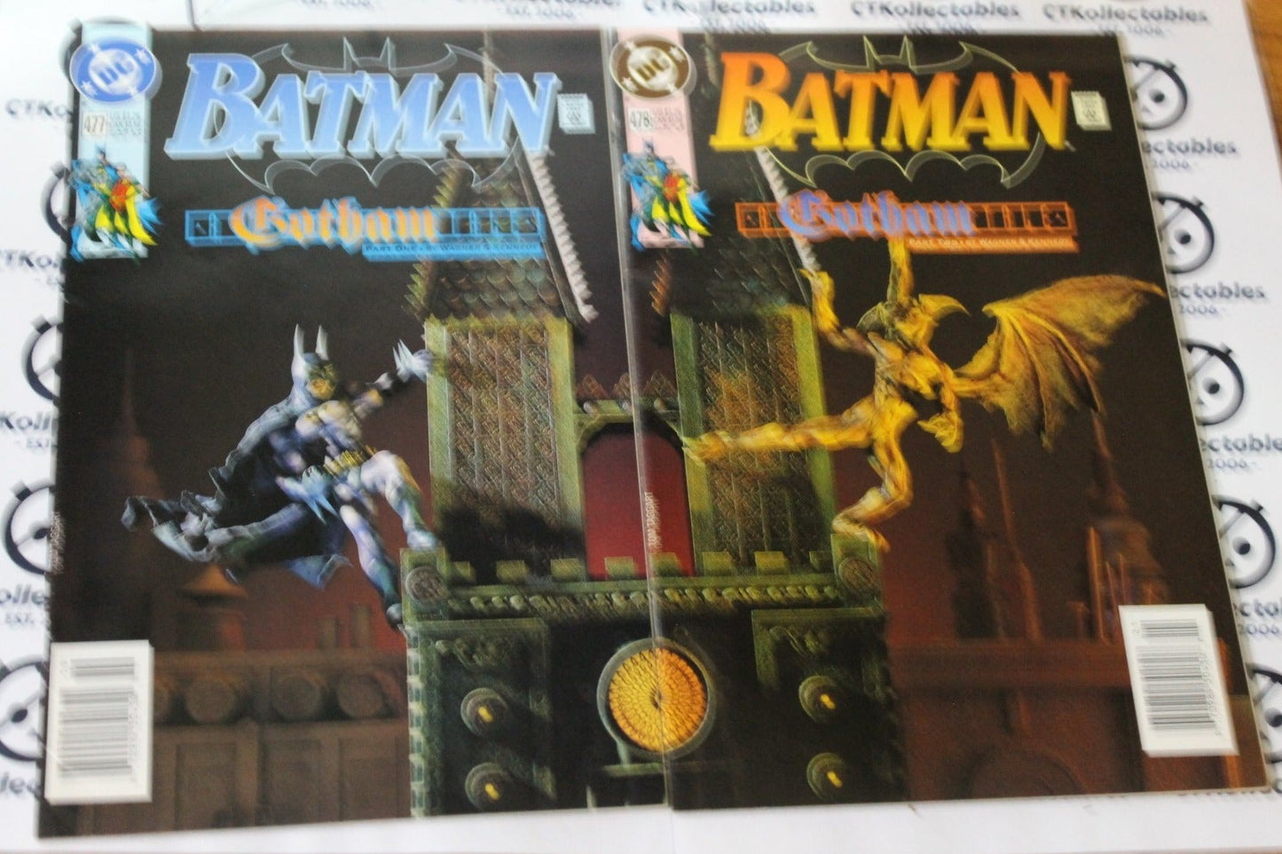 BATMAN # 477-478 COMIC BOOKS DC VF/ 1992