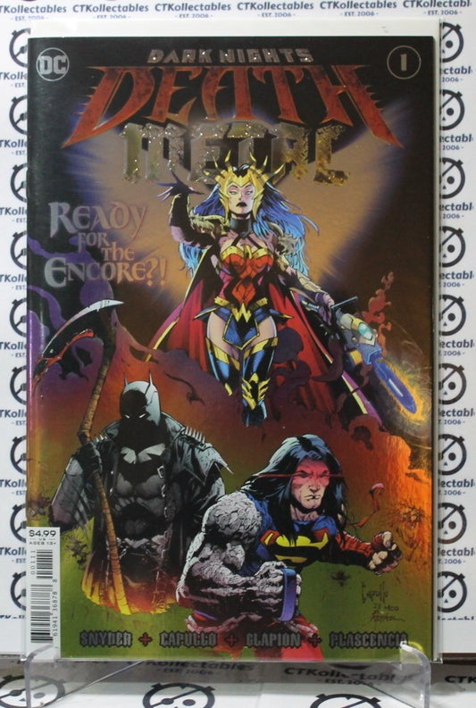 DARK NIGHTS DEATH METAL # 1 FOIL VARIANT NM/VF 2020 COMIC BOOK DC BATMAN