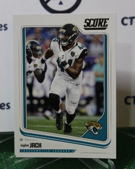 2018 PANINI SCORE MYLES JACK # 151 NFL JACKSONVILLE JAGUARS GRIDIRON CARD