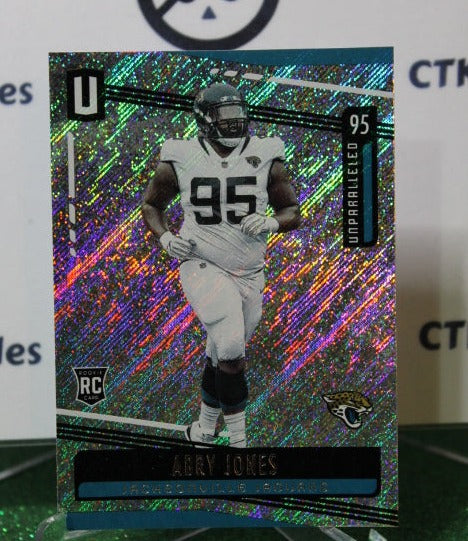 2019 PANINI UNPARALLELED ABRY JONES # 68 ROOKIE NFL JACKSONVILLE JAGUARS GRIDIRON CARD