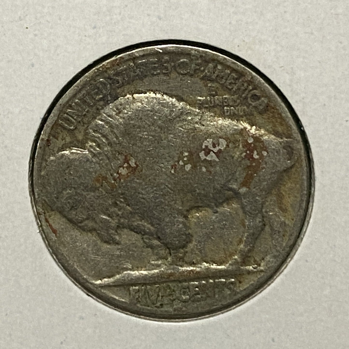 UNITED STATES BUFFALO NICKEL 1935 G/G+ 5 CENT COIN