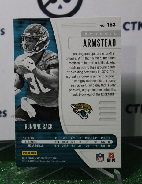 2019 PANINI ABSOLUTE RYQELL ARMSTEAD # 163 ROOKIE NFL JACKSONVILLE JAGUARS GRIDIRON CARD