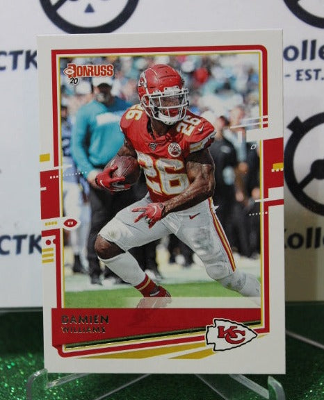 2020 PANINI DONRUSS DAMIEN WILLIAMS # 5 NFL KANSAS CITY CHIEFS GRIDIRON CARD