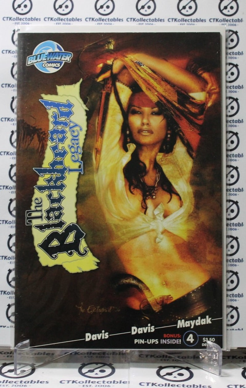 THE BLACKBEARD LEGACY #4 NM / VF PIN UPS INSIDE BLUE-WATER COMICS 2007 COMIC BOOK