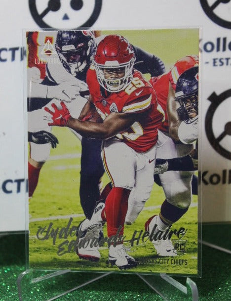 2020 PANINI CHRONICLES LIMINANCE CLYDE EDWARDS-HELAIRE # 218 ROOKIE NFL KANSAS CITY CHIEFS GRIDIRON CARD