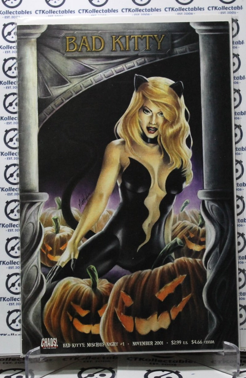 BAD KITTY # 1 MISCHIEF NIGHT CHAOS COMICS VF 2001