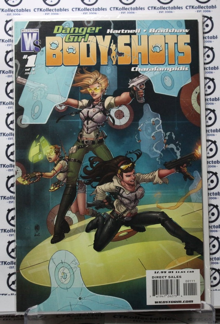BODY SHOTS DANGER GIRL # 1 WILDSTORM COMICS VF COMIC BOOK 2007