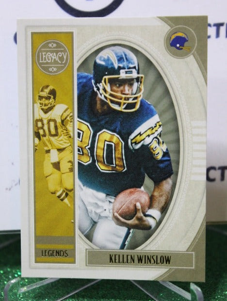 2019 PANINI LEGACY KELLEN WINSLOW # 125 NFL LOS ANGELES CHARGERS GRIDIRON CARD