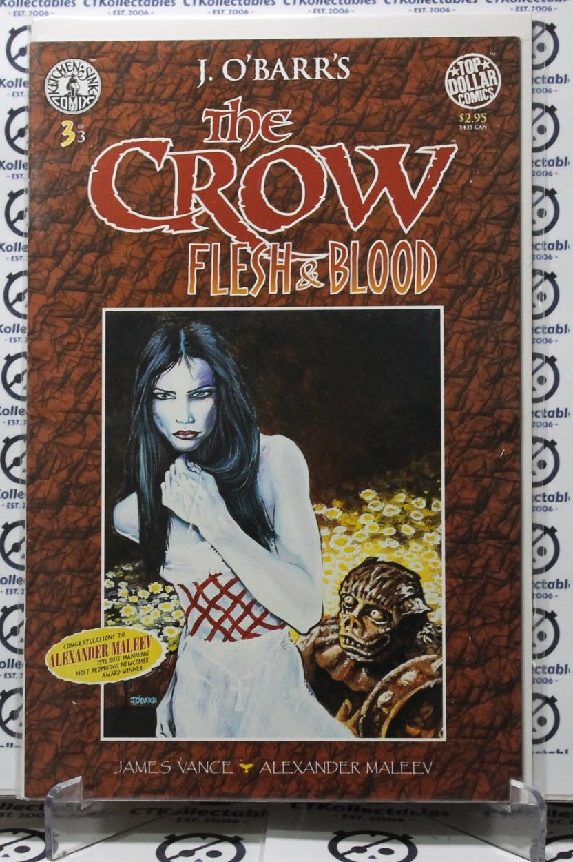 THE CROW # 3 FLESH & BLOOD KITCHEN SINK COMIX COMIC BOOK 1996 MATURE READERS