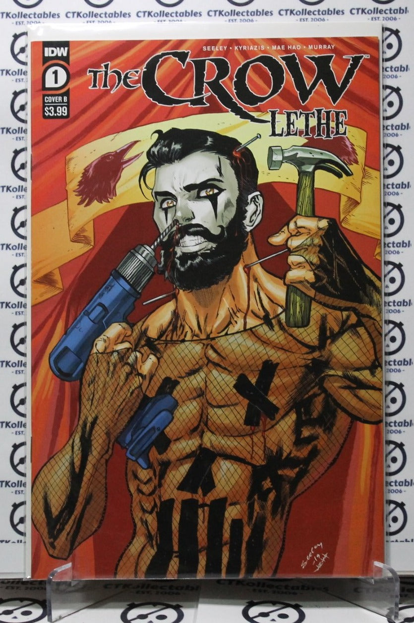 THE CROW # 1 LETHE IDW COLLECTABLE VARIANT COMIC BOOK 2020 HORROR MATURE READERS